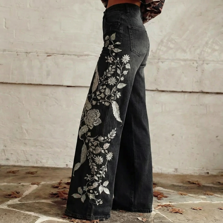 Rafaella™ - Pantalon Large Vintage Boho