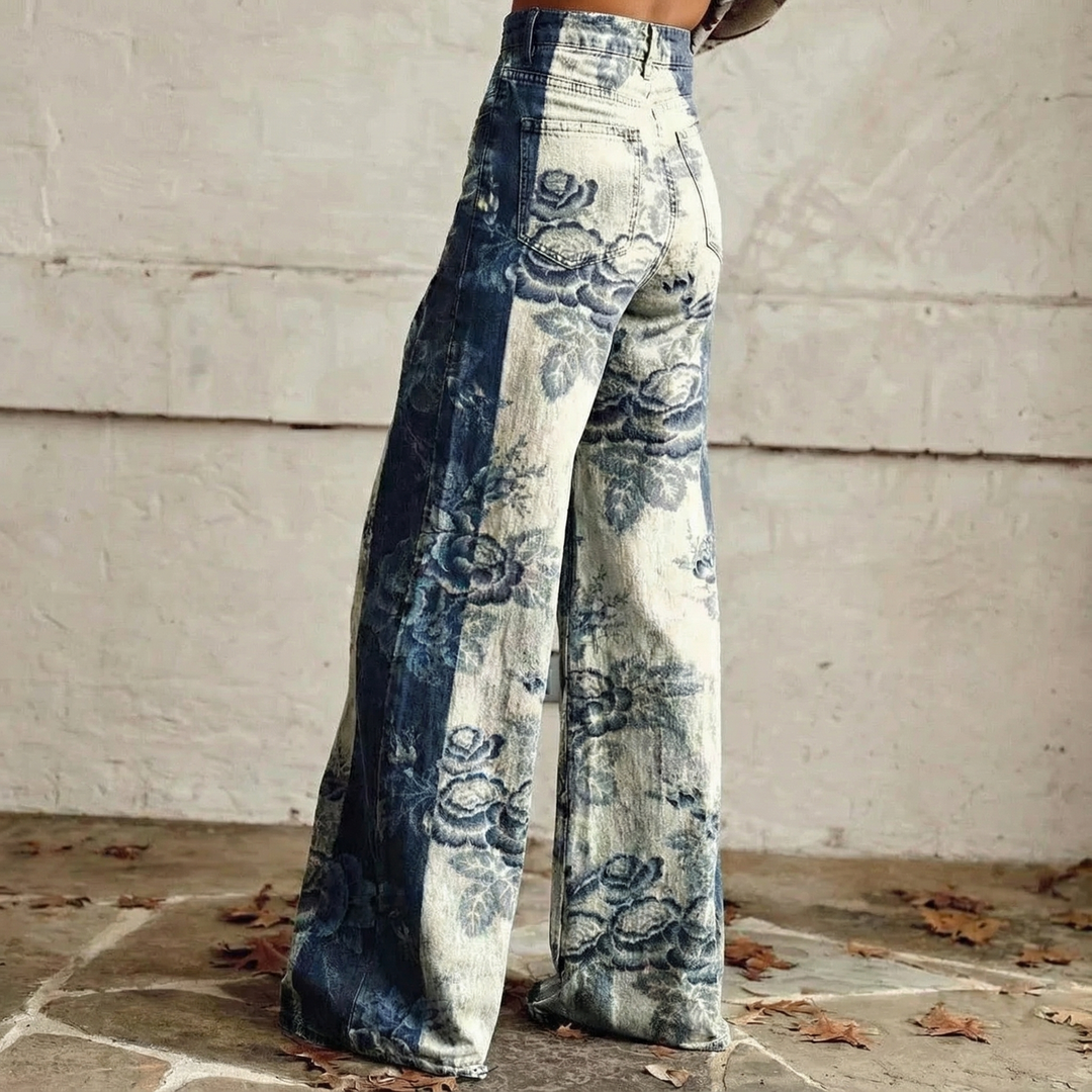 Mia™ - Pantalon Boho Bicolore