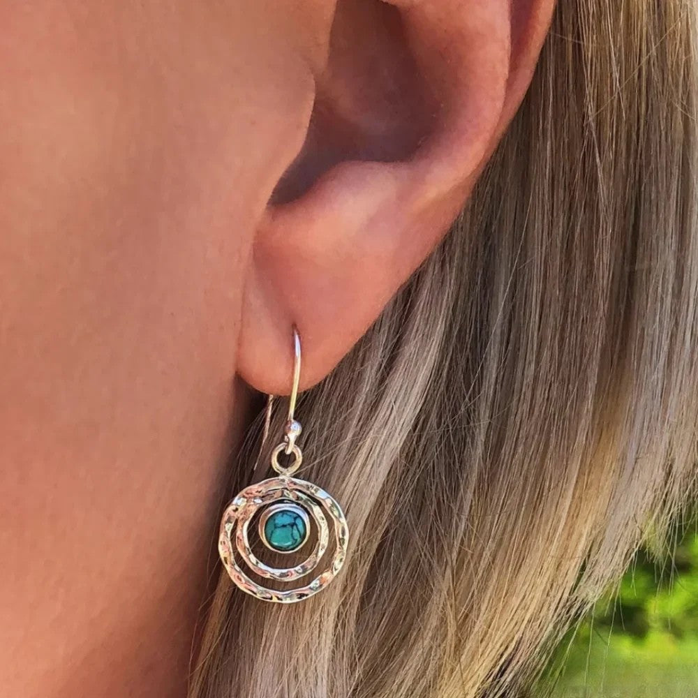 Boucles d'oreilles Boho Saturne