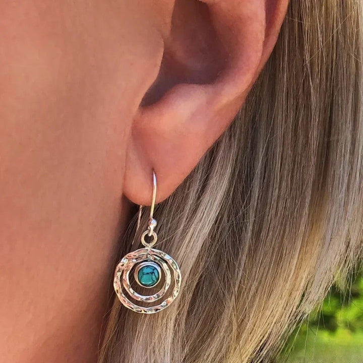 Boucles d'oreilles Boho Saturne