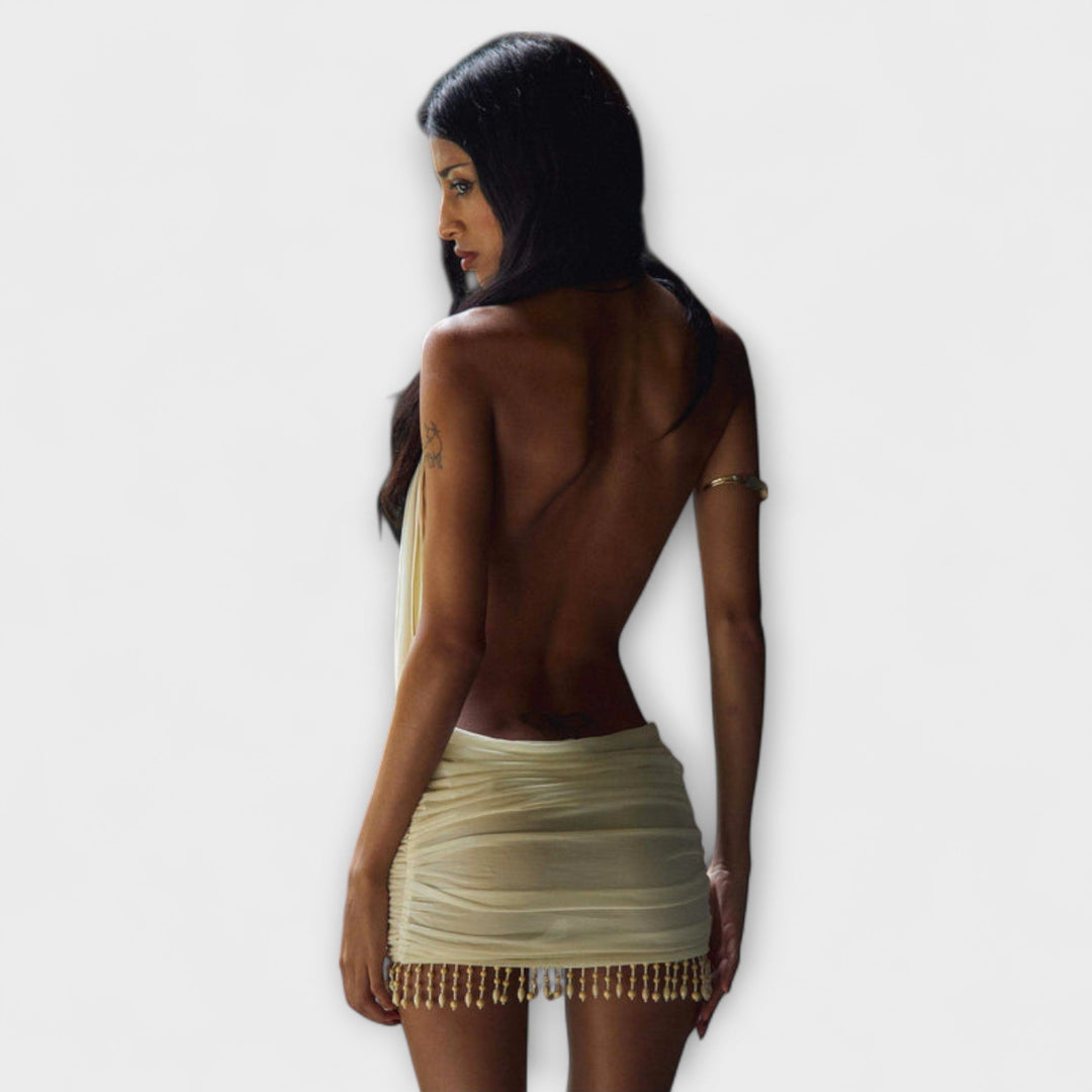 Kylie - Robe mini en tissu ultra doux