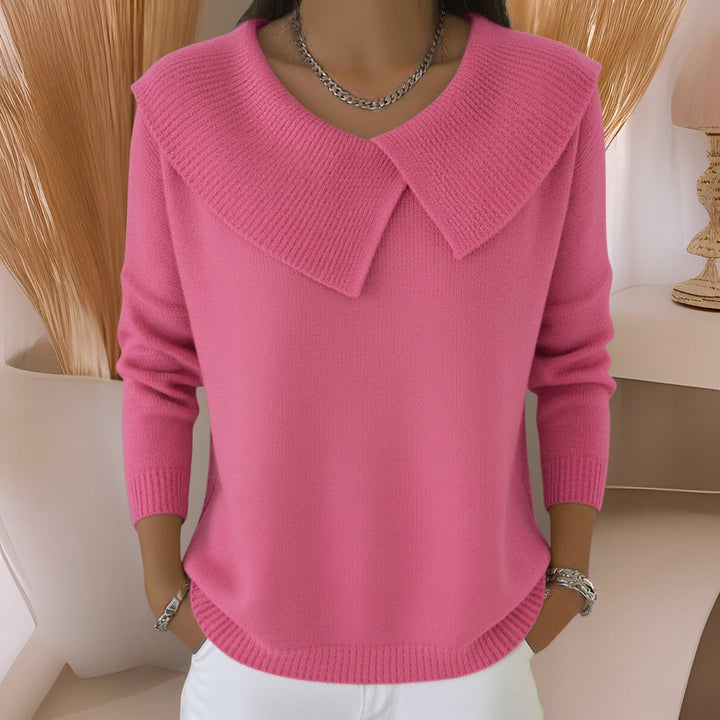 Jennifer | Pull en Tricot avec Col Doux