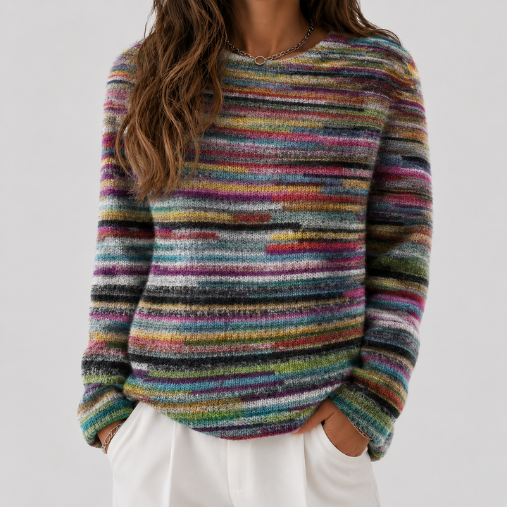 Carola | Pull Décontracté à Motif
