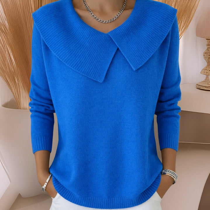 Jennifer | Pull en Tricot avec Col Doux