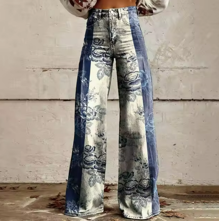 Mia™ - Pantalon Boho Bicolore
