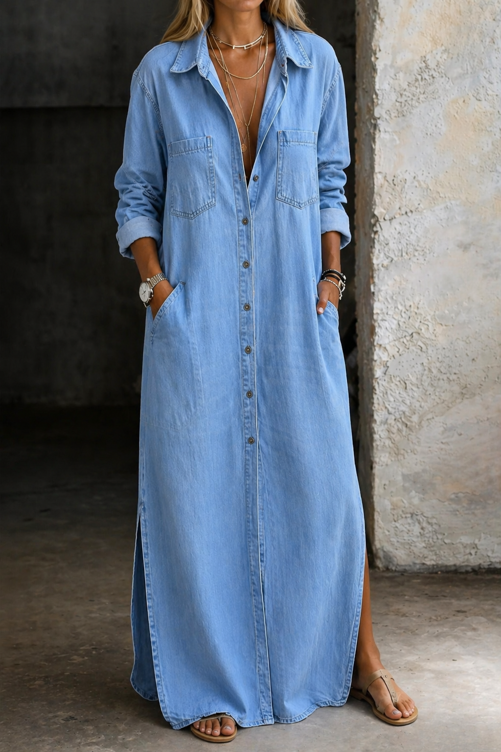 Delana | Robe avec Bouton