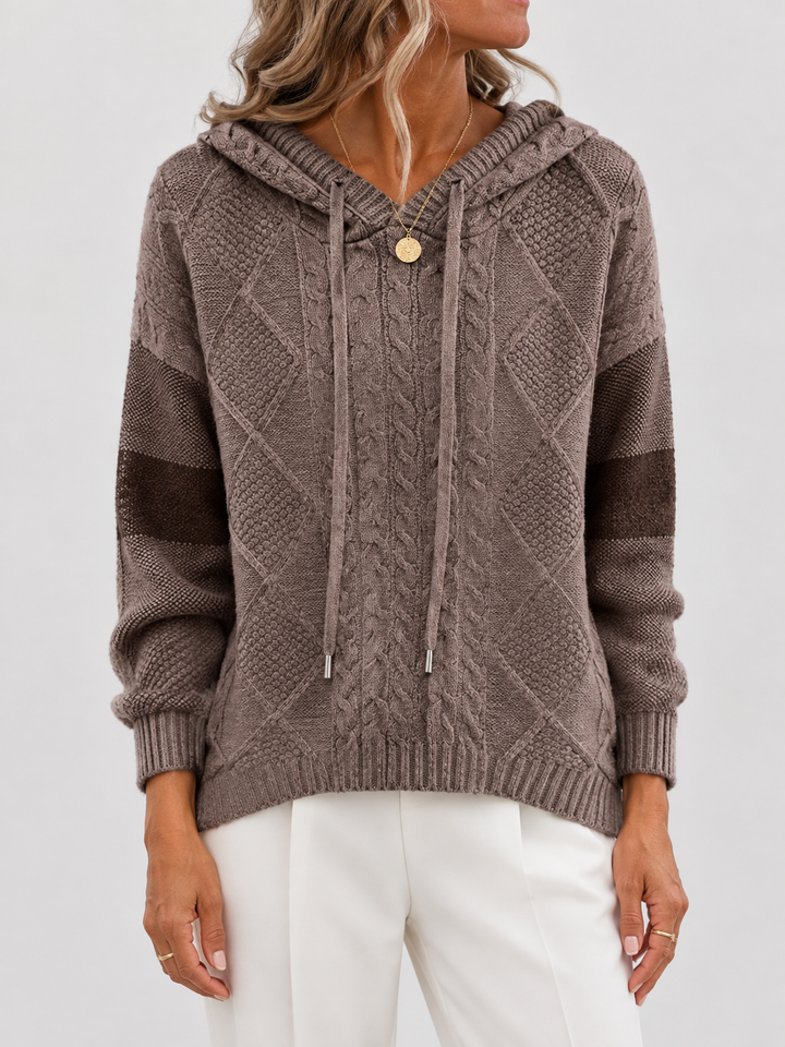 Emily | Pull à Capuche en Tresse