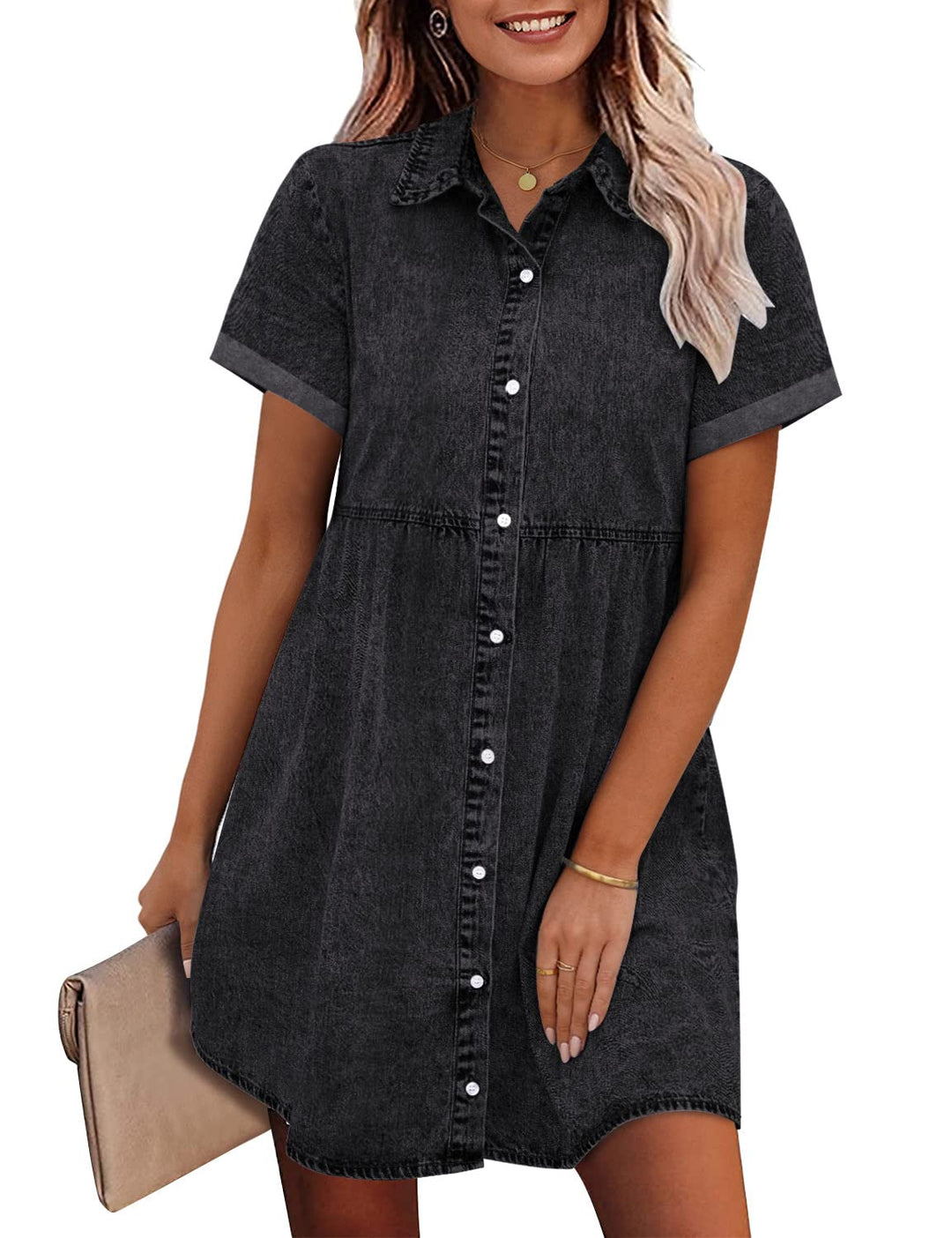 Jane | Robe Chemise en Jean