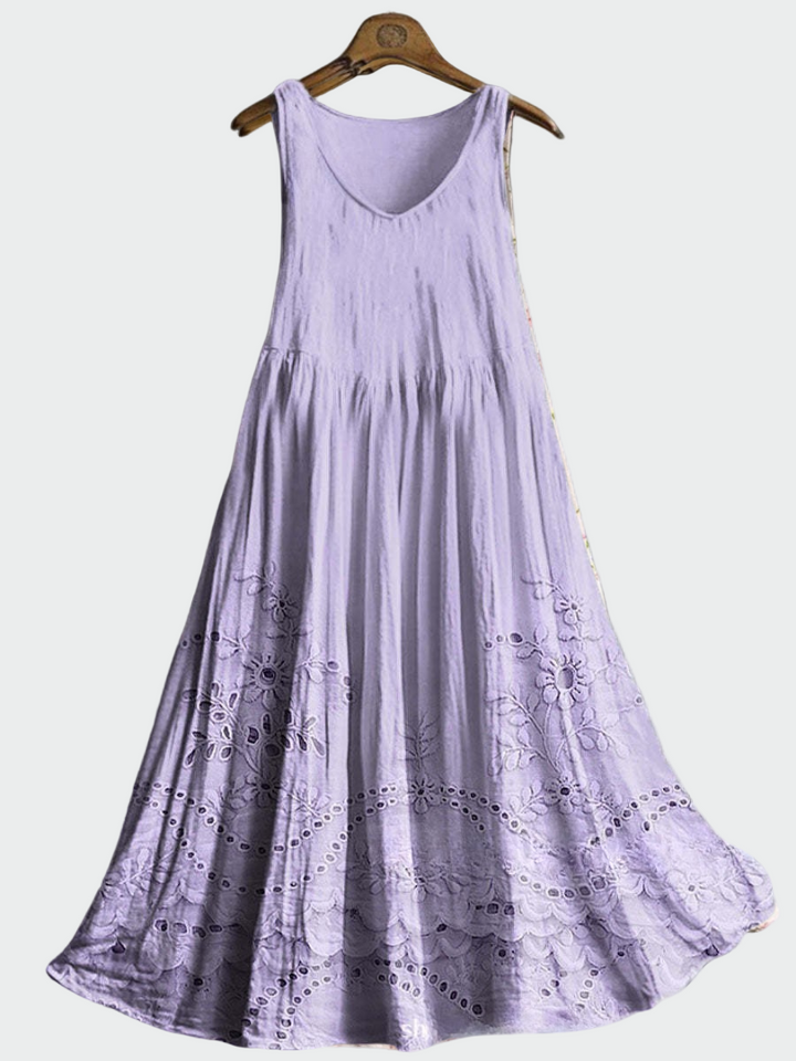 Robe en dentelle anglaise