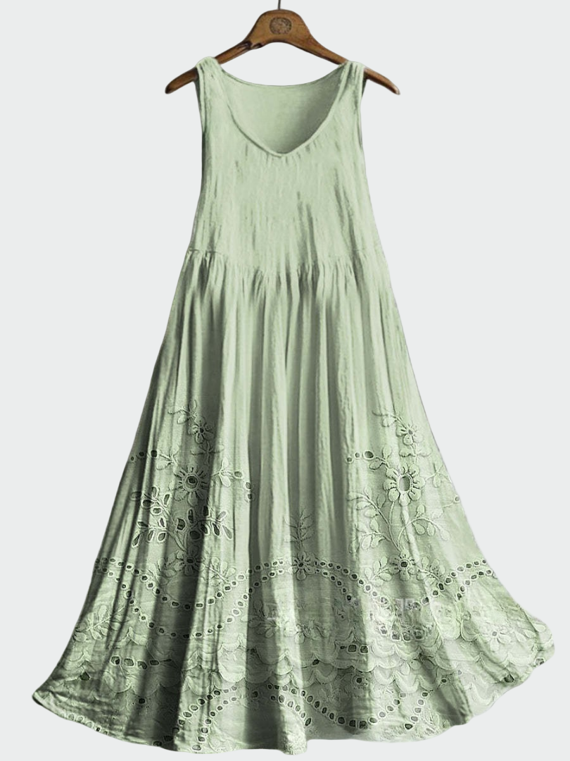 Robe en dentelle anglaise