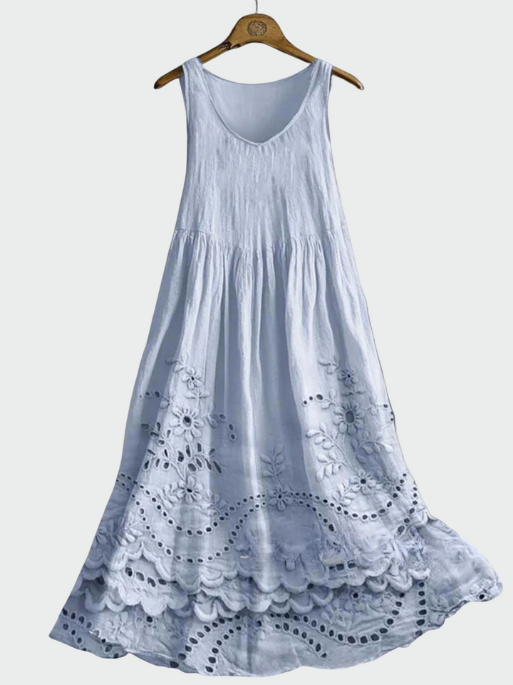 Robe en dentelle anglaise