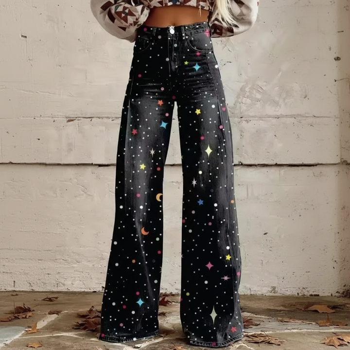 Bianca™ - Pantalon Boho au Look Vintage