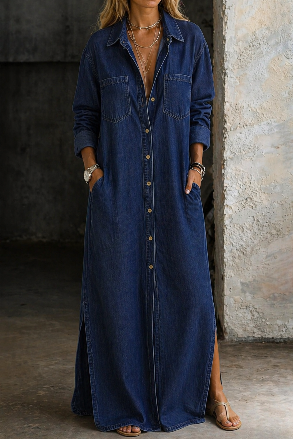 Delana | Robe avec Bouton