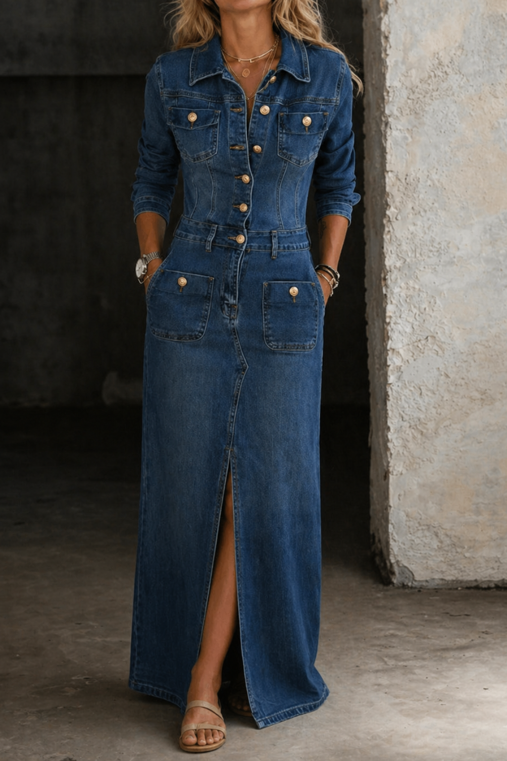 Leila | Robe en Jean Classique