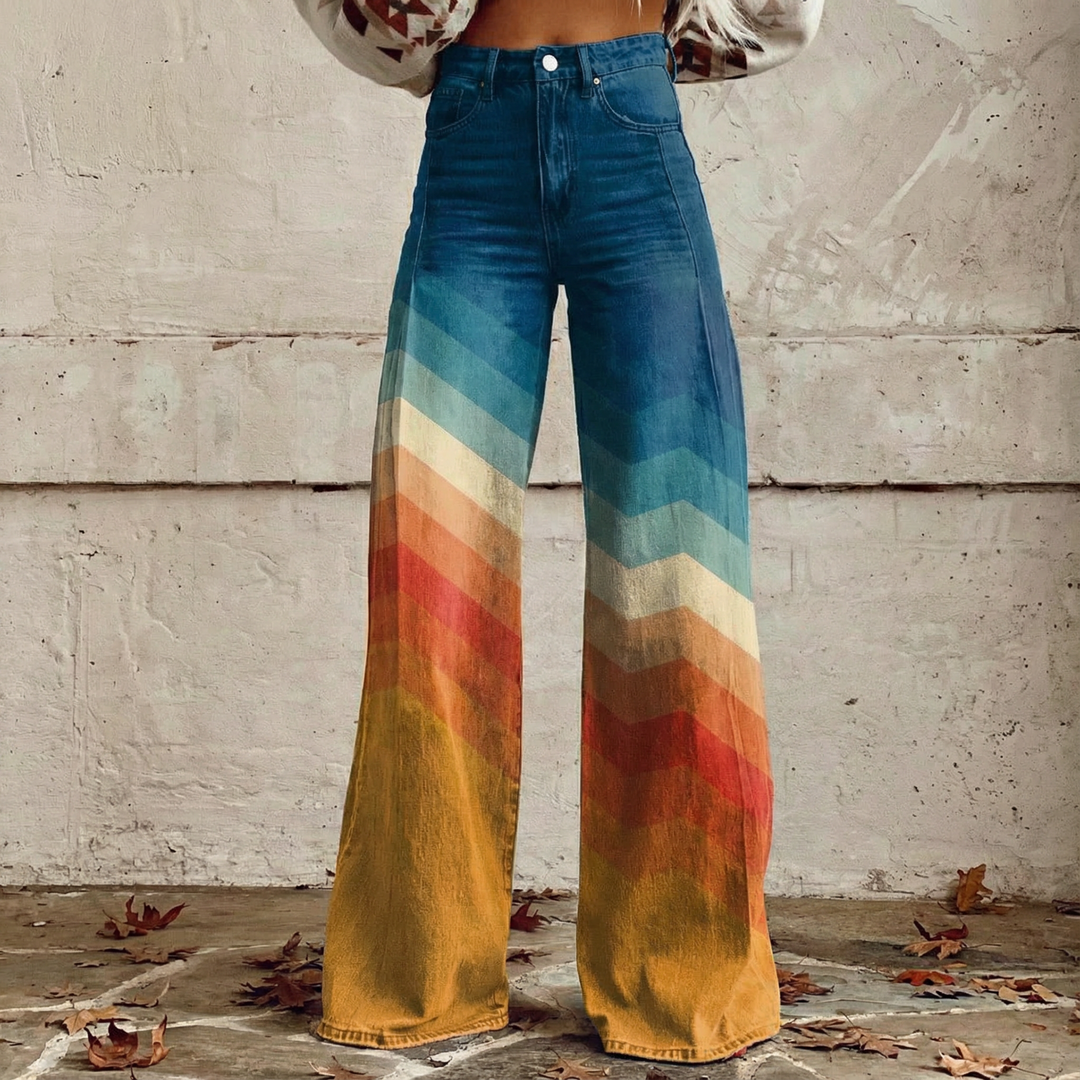 Clara™ - Pantalon large style boho