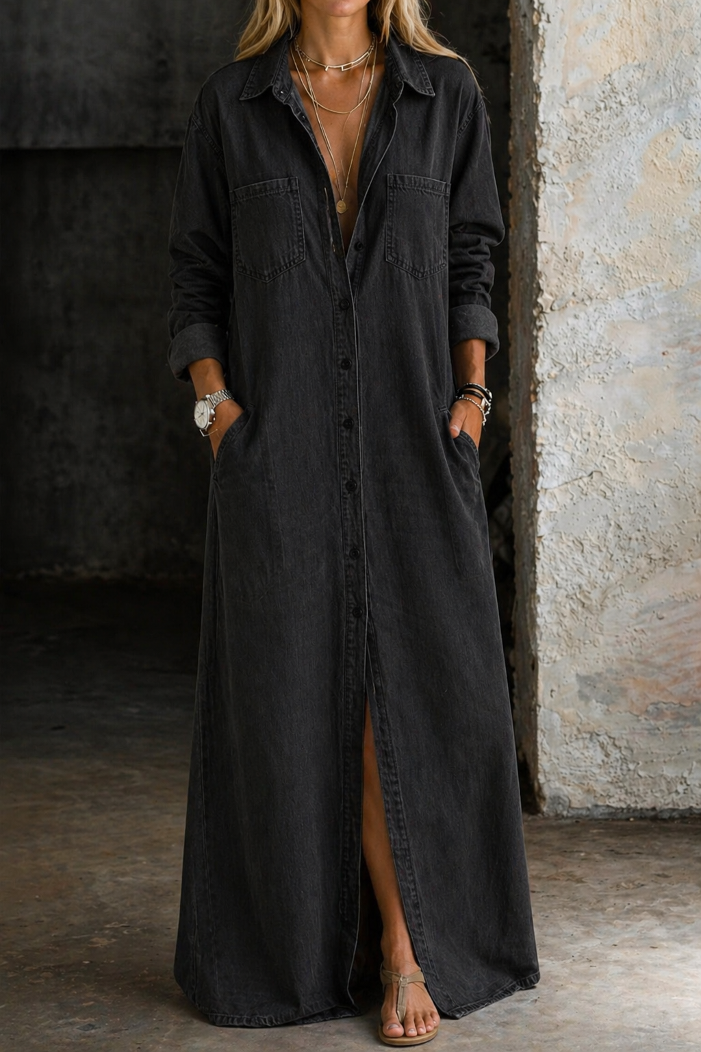 Delana | Robe avec Bouton