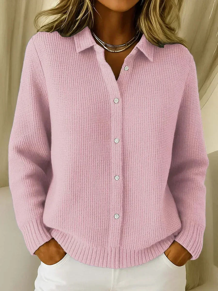 Katrina | Veste en tricot structurée avec boutons