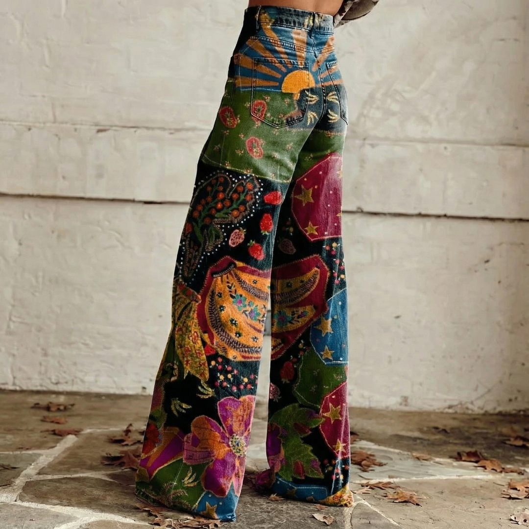 Siena™ - Pantalons Vintage Boho Quotidiens