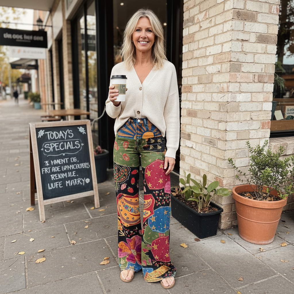 Siena™ - Pantalons Vintage Boho Quotidiens
