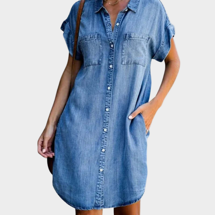Robe en jean décontractée