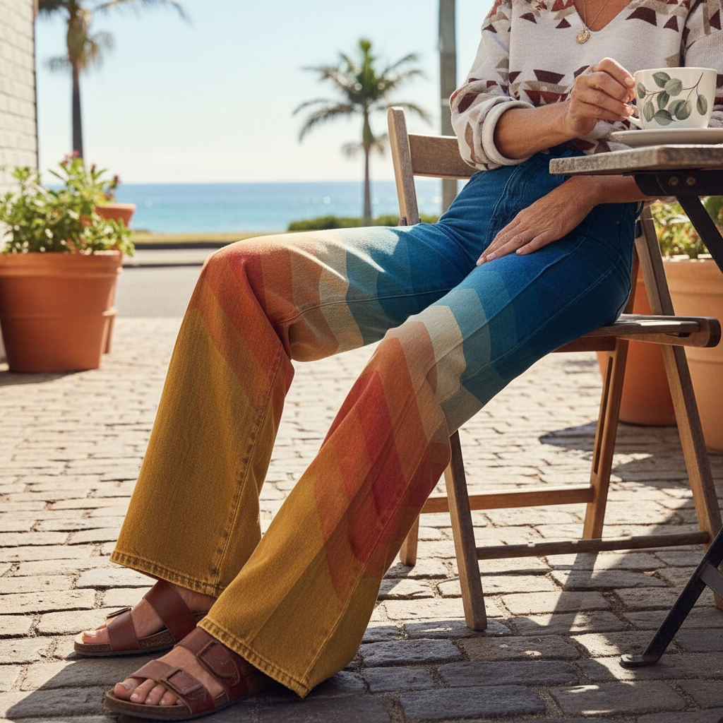 Clara™ - Pantalon large style boho
