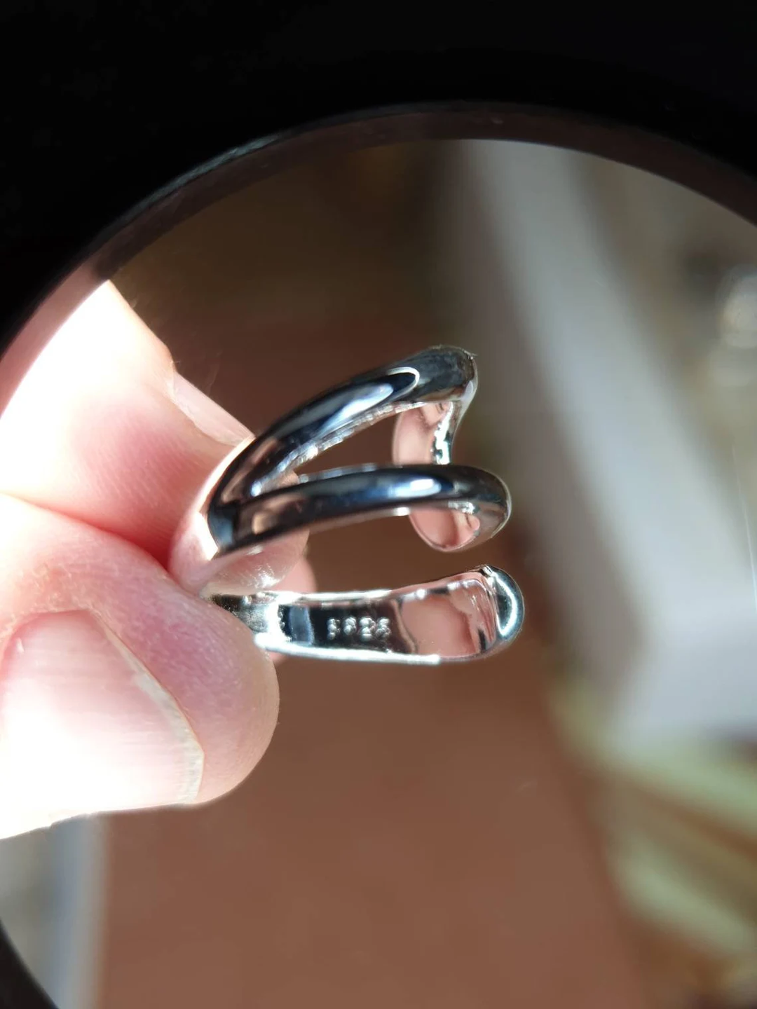 Bague ajustable élégante