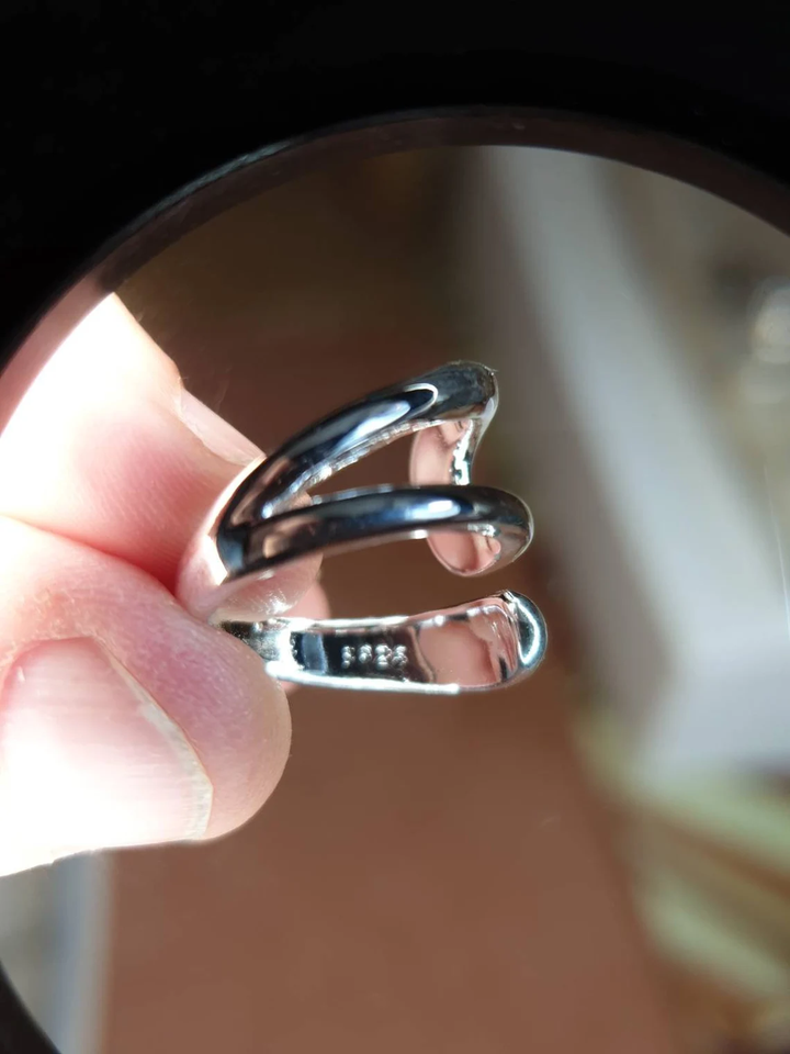 Bague ajustable élégante
