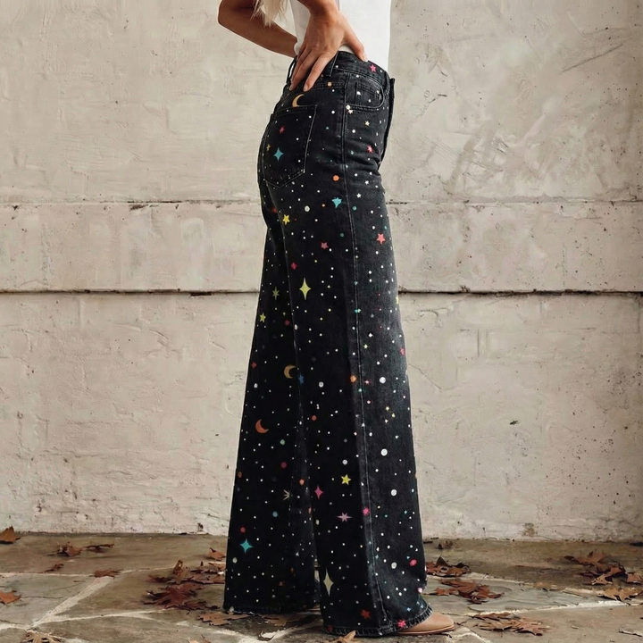 Bianca™ - Pantalon Boho au Look Vintage
