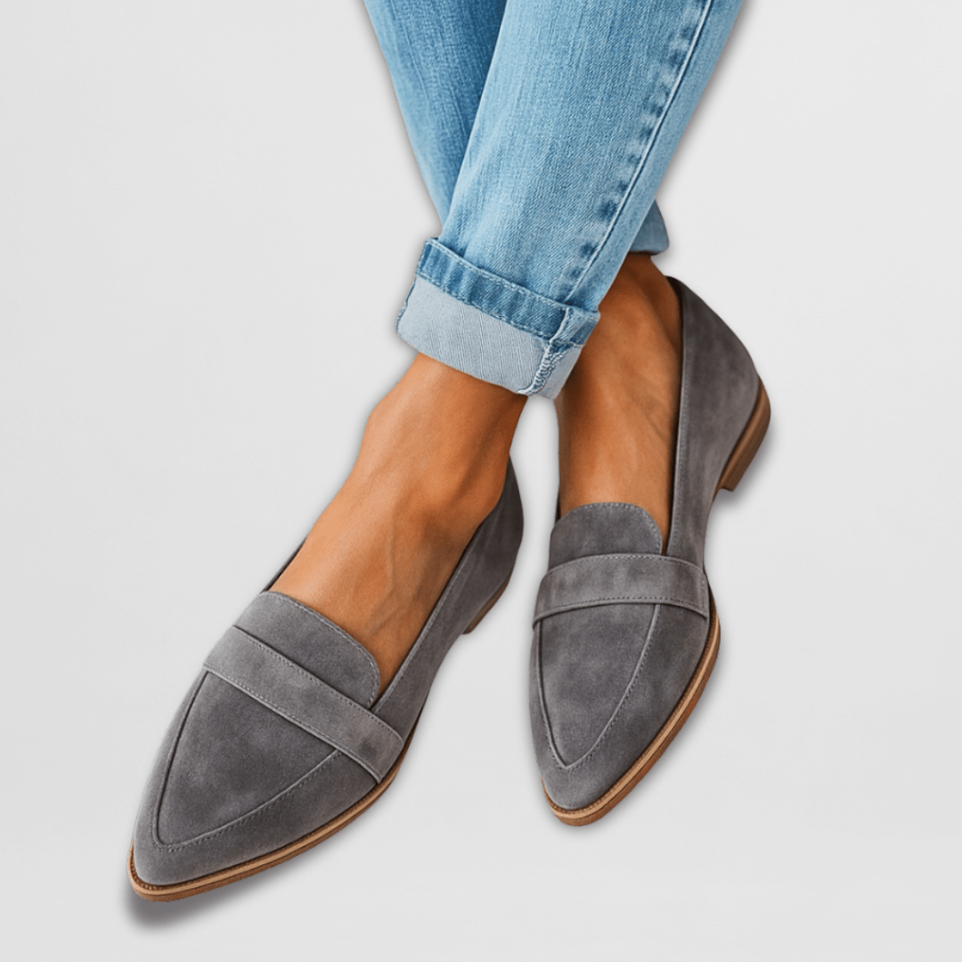 Helen | Chaussons orthopédiques en daim souple
