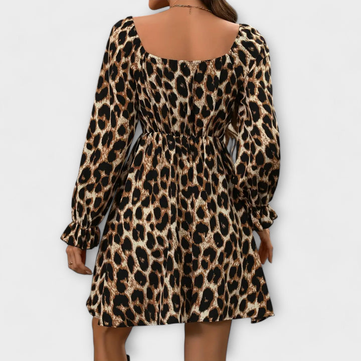 Robe en imprimé léopard enchanteur