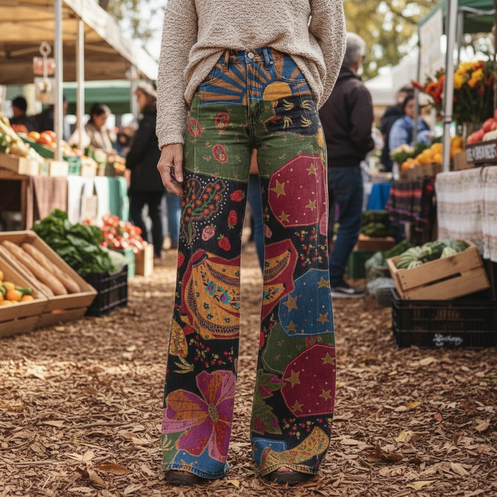 Siena™ - Pantalons Vintage Boho Quotidiens