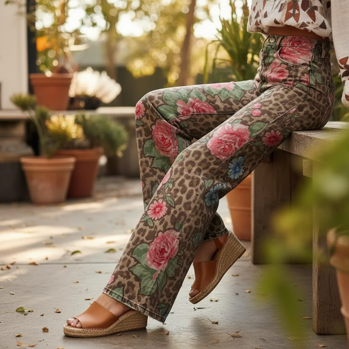 Lizy™ - Pantalon Vintage Boho Doux