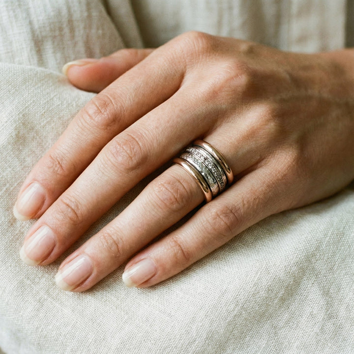 Goldring vintage en épaisseur épaisse