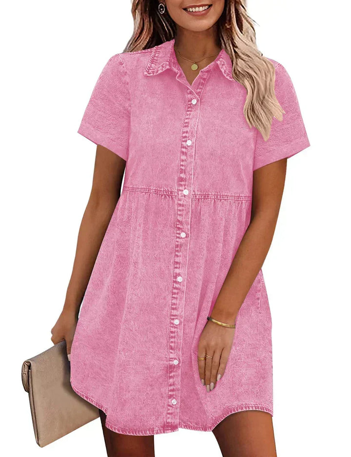 Jane | Robe Chemise en Jean
