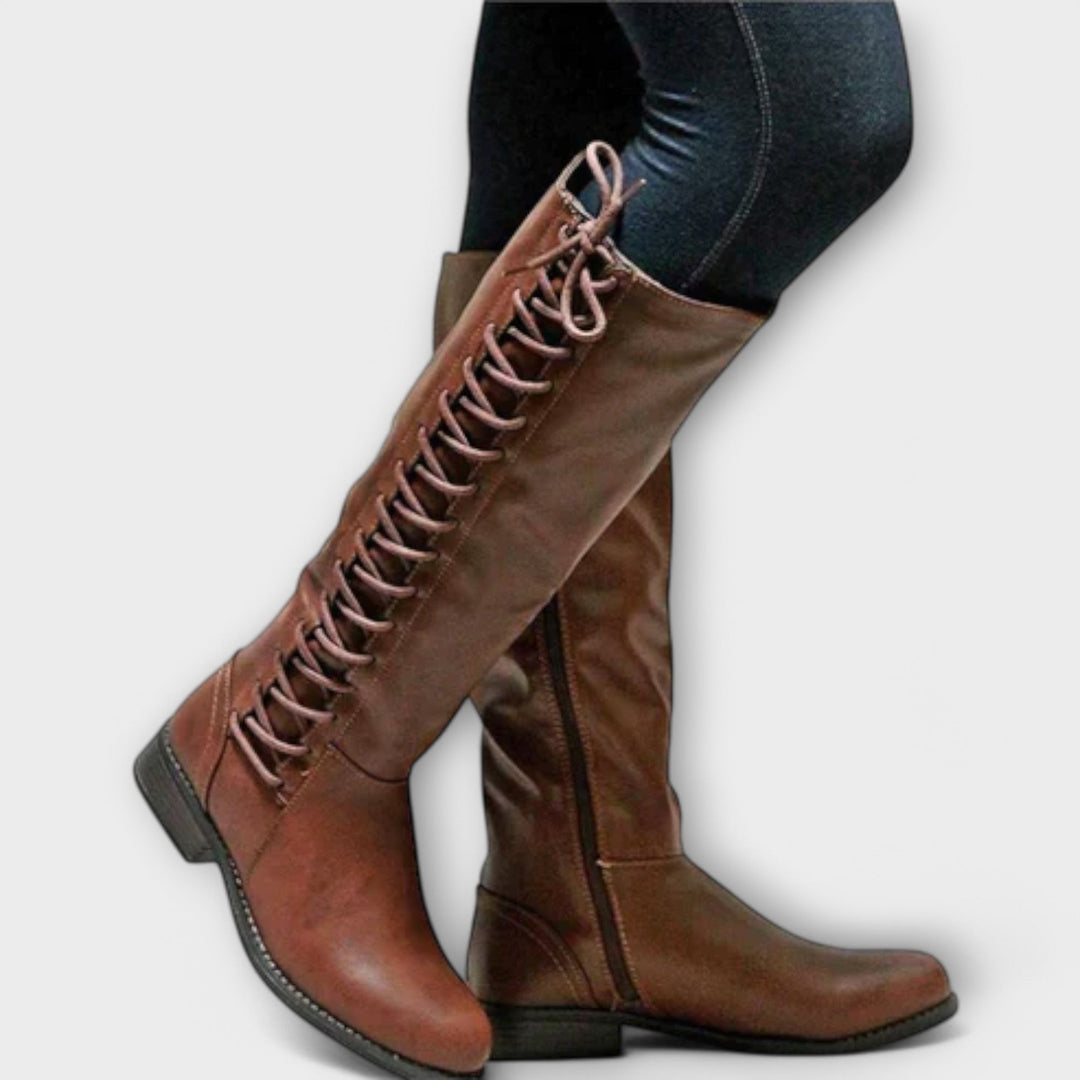 Bottines élégantes à lacets
