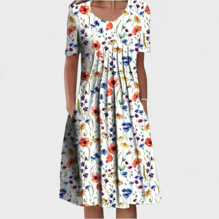 Marta - Robe midi à couches