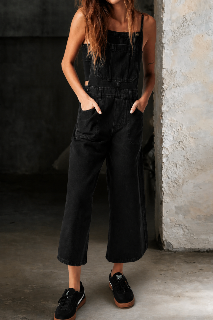 Elizabeth | Salopette à jambes larges