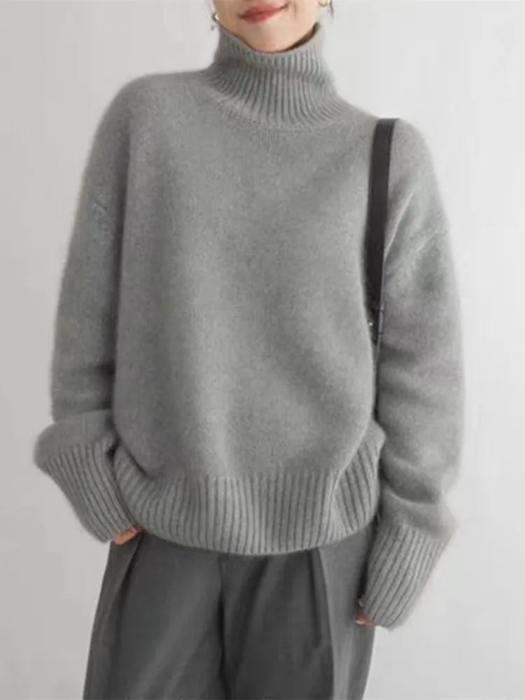 Isabella™ - Col Montant en Cachemire Intemporel