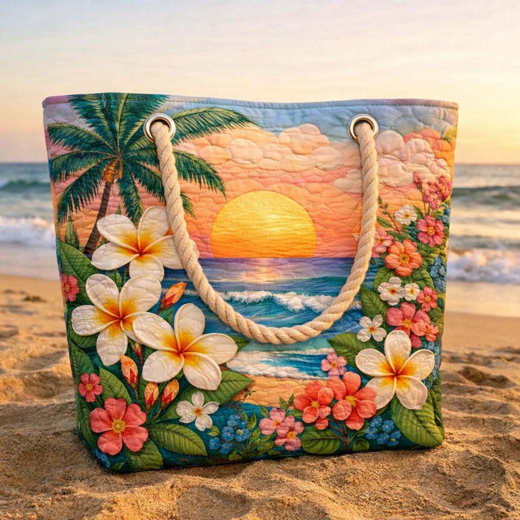 Sac de plage fait main | Brise tropicale