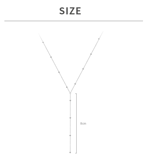 Collier en clé avec pampilles