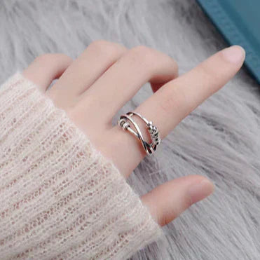 Bague anti-stress élégante