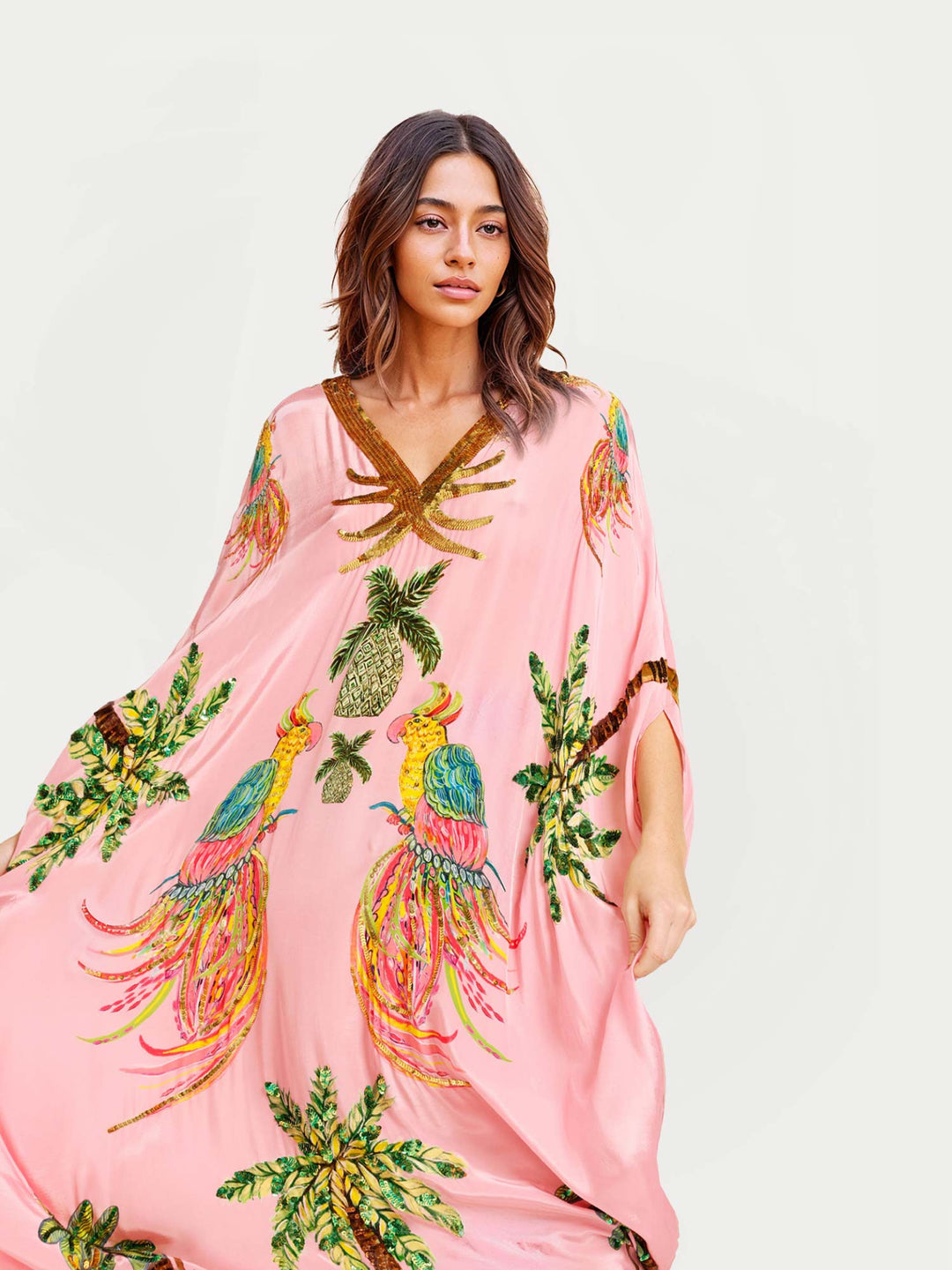 Alessandra - Robe longue à motifs