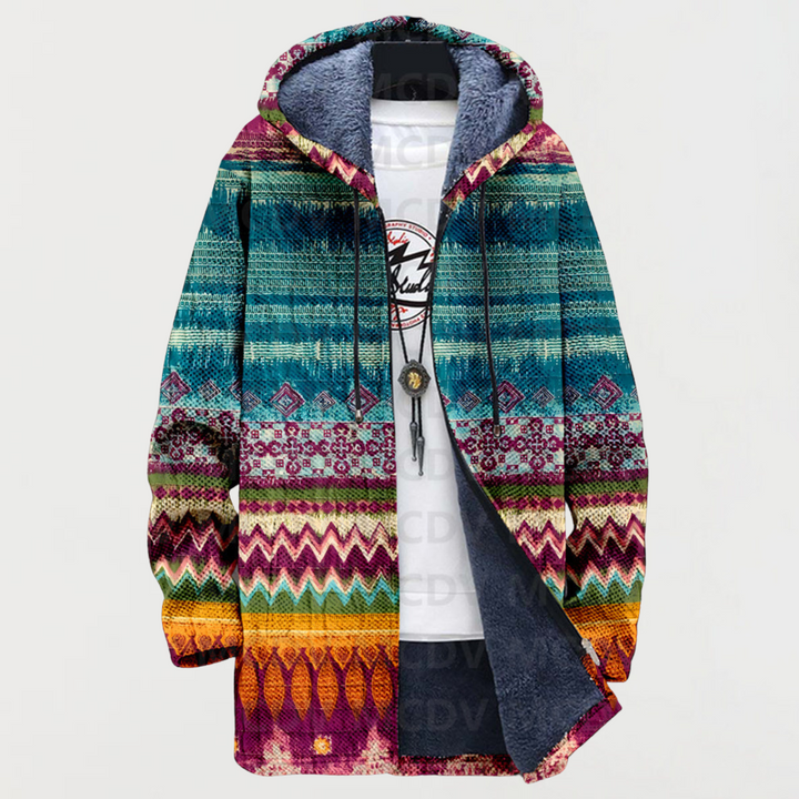 Clara – Veste avec motif ethnique
