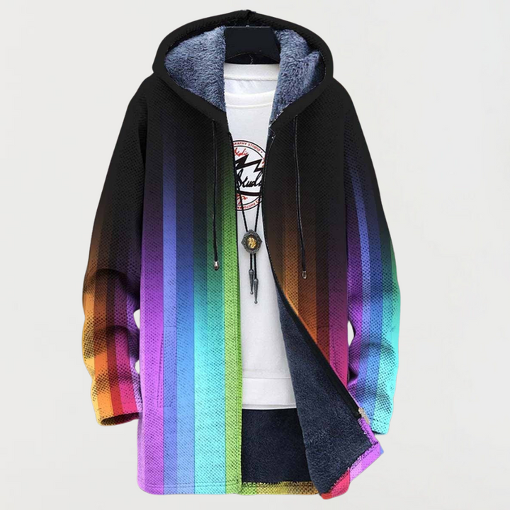 Leni – Veste avec dégradé de couleurs arc-en-ciel