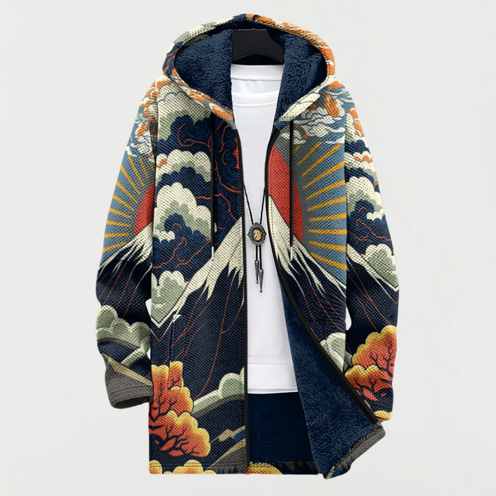 Marie – Veste au design matin de montagne