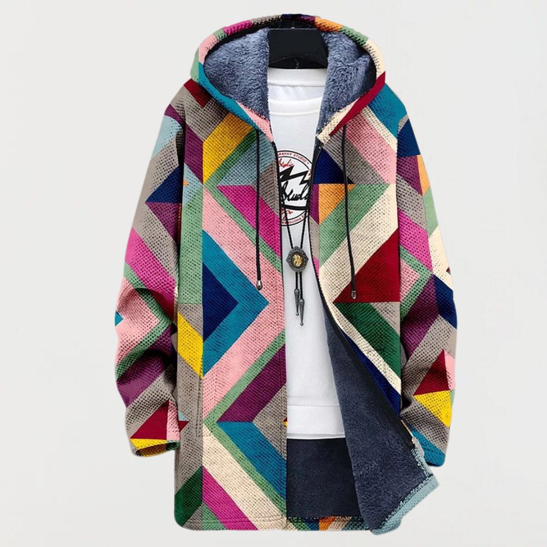 Theresa – Veste avec motif géométrique artistique