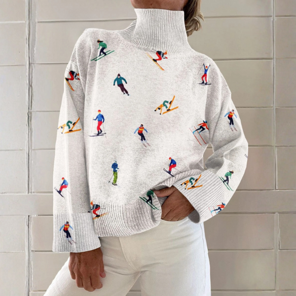 Clara™ - Pull Col Roulé Raffiné