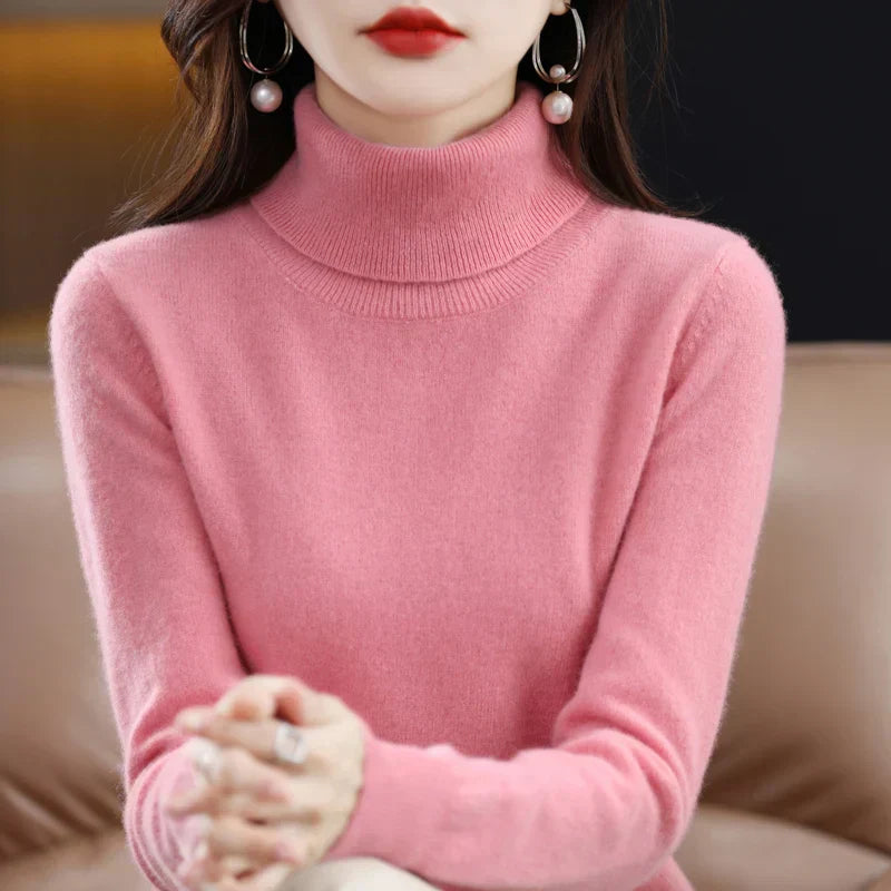Amara | Pull Col Montant en Cachemire