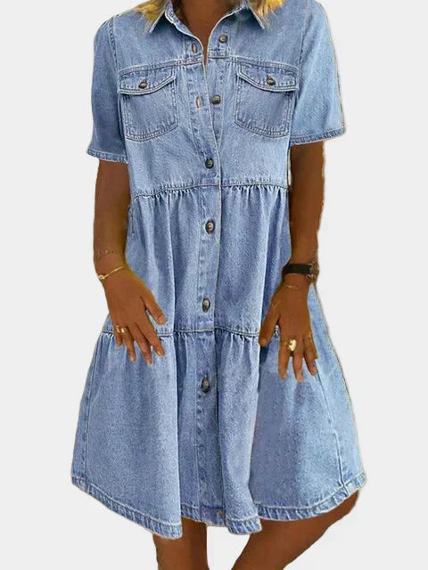Robe en Jean Bohémienne