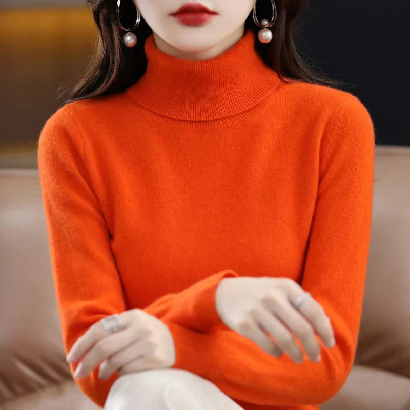 Amara | Pull Col Montant en Cachemire